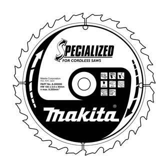 MAKITA Holzsägeblatt SPECIALIZED 136x1,5x20 mm 16 Zähne für Akkusägen B-10643