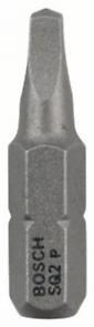 BOSCH Schraubendreher-Bit extra hart Extra-Hart R2, 25 mm (25 Stück) 2608521112