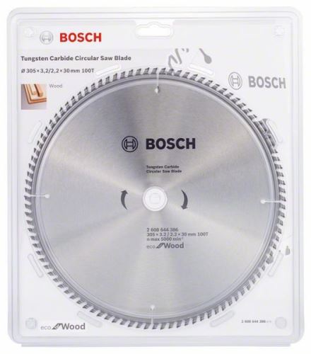 BOSCH Sägeblatt Eco für Holz 254x3,0/2,0x30 40Z 2608644383