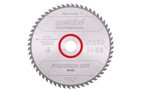 METABO Sägeblatt HW/CT 230 x 30 mm, 56 Zähne 628044000