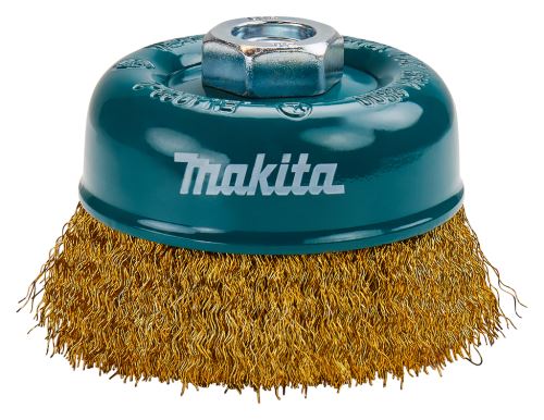 MAKITA Topfbürste aus Messingdraht, gewellter Draht 0,3 mm, 90 mm D-39780