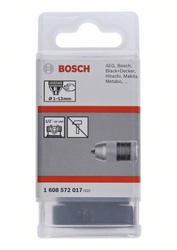 BOSCH Schnellspannfutter bis 13 mm 1-13 mm, 1/2" – 20 1608572017