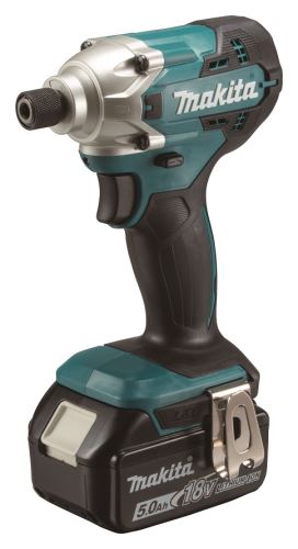 Makita Akku-Schlagschrauber 1/4" Li-ion LXT 18V / 5,0 Ah, Makpac DTD156RTJ