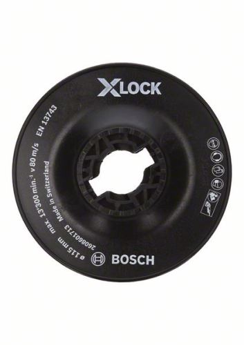 BOSCH X-LOCK Trägerplatte, grob 115 mm, 13.300 U/min 2608601713