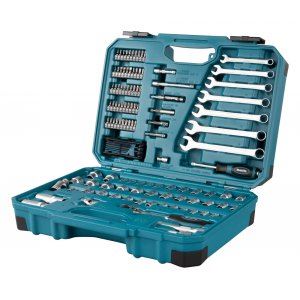 MAKITA Handwerkzeug-Set 3/8" Bits/Stecknüsse/Stecknüsse/Ratsche, 120-tlg. E-06616