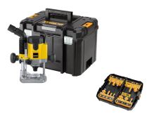 Dewalt Oberfräse 6 - 8 mm + 12-teiliges Fräserset DW621KTX