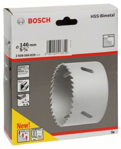 BOSCH HSS-Bimetall-Lochstanze für Standardadapter 146 mm, 5 3/4" 2608584839