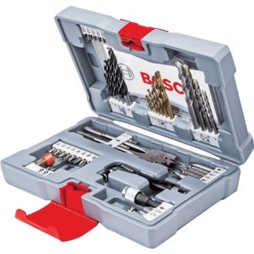 BOSCH 49-teiliges Set Bohrer- und Schraubbits Premium X-Line 2608P00233