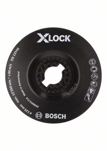 BOSCH X-LOCK Trägerplatte, fein 125 mm, 12.500 U/min 2608601714