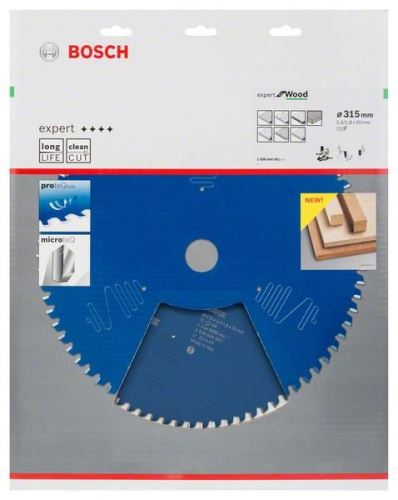 BOSCH Sägeblatt Expert für Holz 315 x 30 x 2,4 mm, 72 2608644081