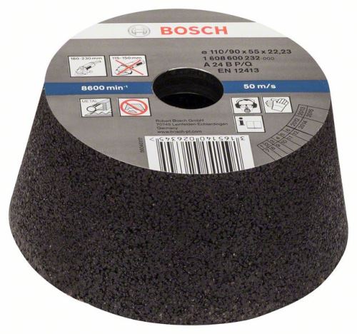 BOSCH Mahltopf, konisch - Metall/Gusseisen 90 mm, 110 mm, 55 mm, 24 1608600232