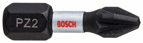 BOSCH PZ2 Impact Control Bit 25 mm, 2 Stück 2608522401