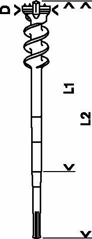 BOSCH Durchbruchbohrer SDS-max-9 Durchbruch 65 x 450 x 600 mm 1618596459