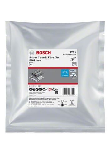 BOSCH EXPERT PRISMA Fiberscheibe R782,180,P120,25 Stück 2608621831