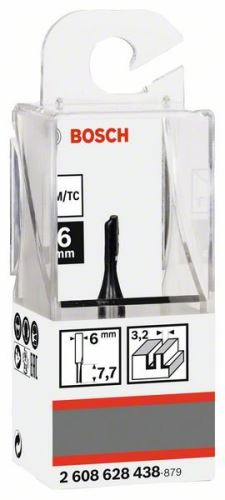 BOSCH Nutfräser; Schaft 6 mm 2608628438