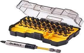 DeWALT Bit-Set (32 Stück) in Kunststoffbox (Karton mit 12 Sets) DT70523TM