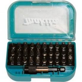 MAKITA Satz 1/4" Bits PH, PZ, Torx 31 Stück P-73374