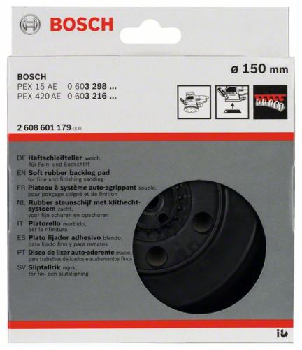 BOSCH Schleifscheiben weich, 150 mm 2608601179