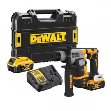 DeWALT 18V/1,4J Akku-Bohrhammer 1,8kg, 2x2Ah, Ladegerät, Koffer DCH172D2