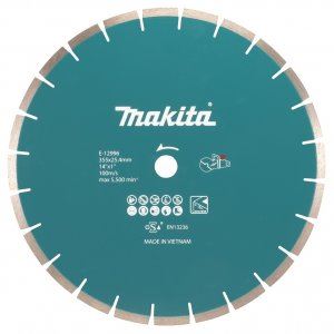 MAKITA Diamant-Betontrennscheibe 355x2,8x25,4 mm für Akkumaschinen E-12996