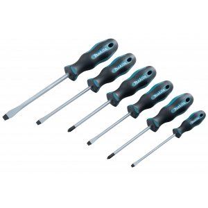 MAKITA Schraubendreher-Set 6-teilig (4 SL + 2 PH) E-10506