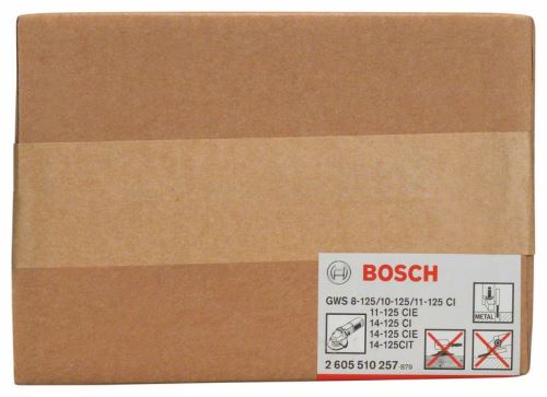 BOSCH Schutzhülle mit Abdeckplatte 125 mm 2605510257