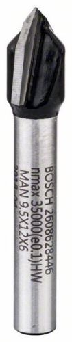 BOSCH V-Nutfräser; Schaft 6 mm 2608628446