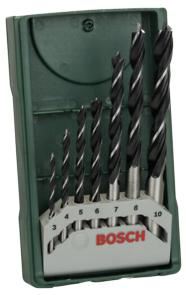 BOSCH 7-teiliges Mini-Holzbohrer-Set X-Line 2607019580