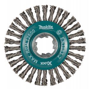 MAKITA Stahldrahtscheibe Bürste-Welldraht Durchmesser 0,5 mm X-LOCK 115 mm D-73411