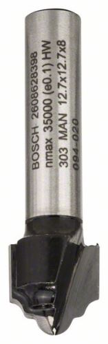 BOSCH Profilfräser H 8 mm, R1 2,4 mm, D 12,7 mm, L 12,4 mm, G 46 mm 2608628398