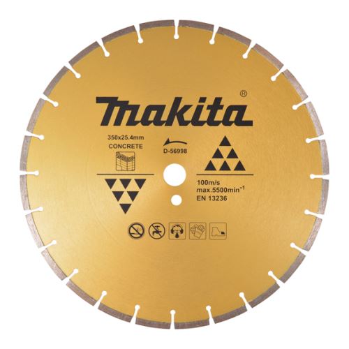 MAKITA Diamant-Betontrennscheibe 350x3x25,4 mm D-56998